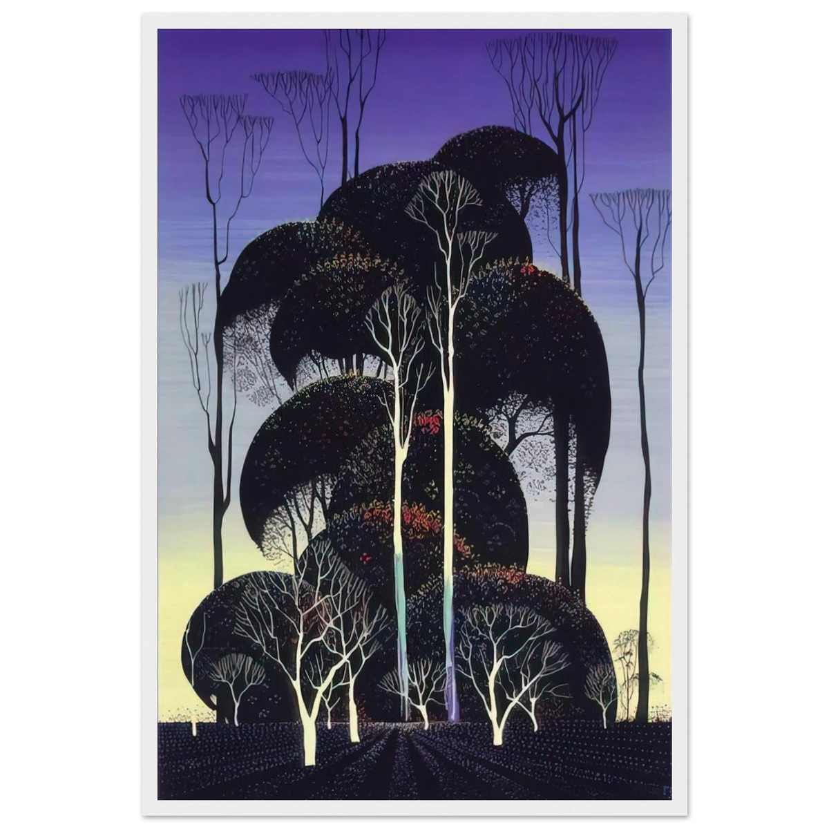 Forest Arabesque Framed Poster | Eyvind Earle Framed Prints Wall Art | Eyvind Earle Prints
