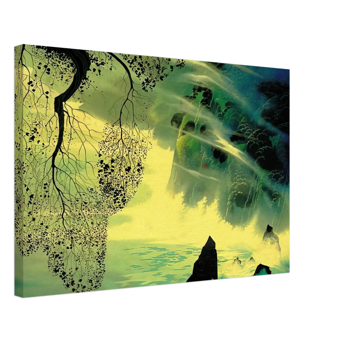 A Swirl of Fog Canvas | Eyvind Earle Canvas | Eyvind Earle Prints