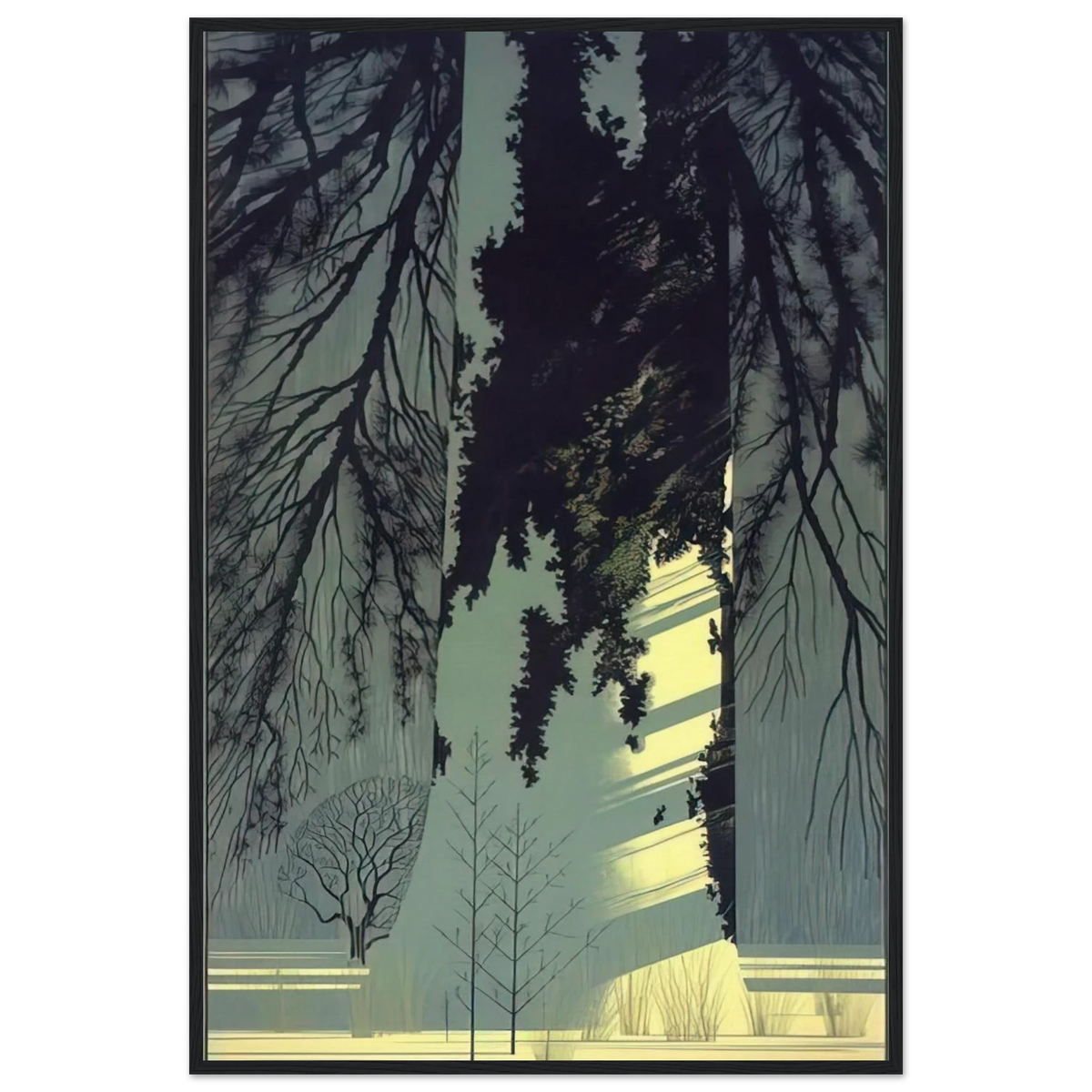 Snow White Framed Poster | Eyvind Earle Framed Prints Wall Art | Eyvind Earle Prints
