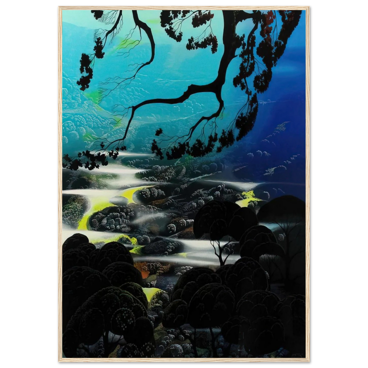 Days End Framed Poster | Eyvind Earle Framed Prints Wall Art | Eyvind Earle Prints
