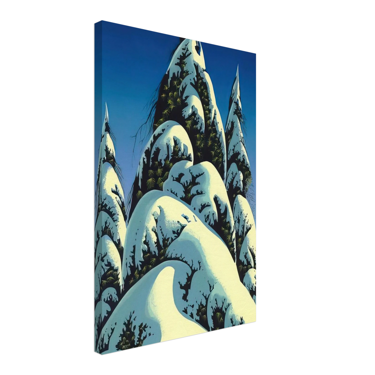 New Fallen Snow Canvas | Eyvind Earle Canvas | Eyvind Earle Prints