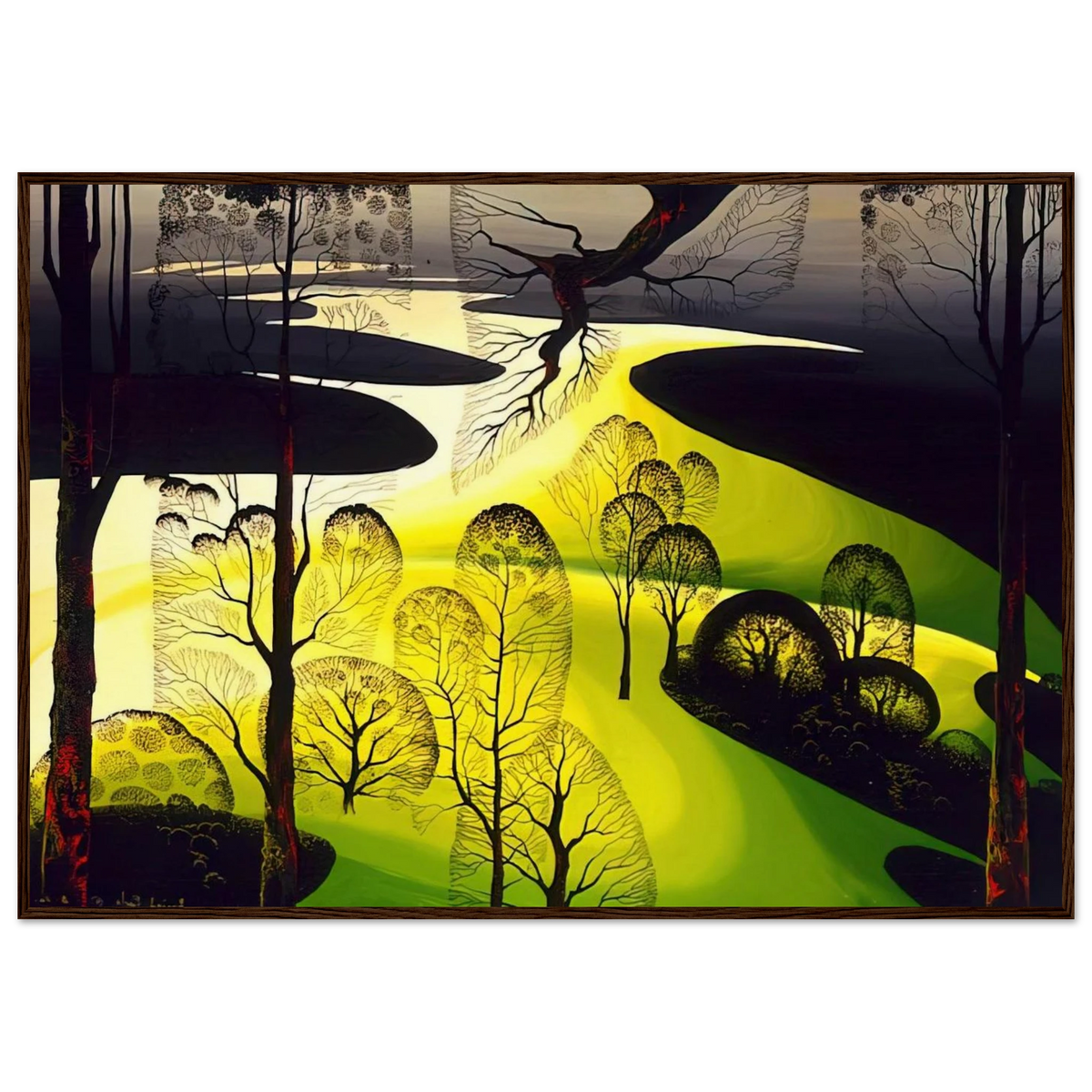 Early Spring Framed Poster | Eyvind Earle Framed Prints Wall Art | Eyvind Earle Prints