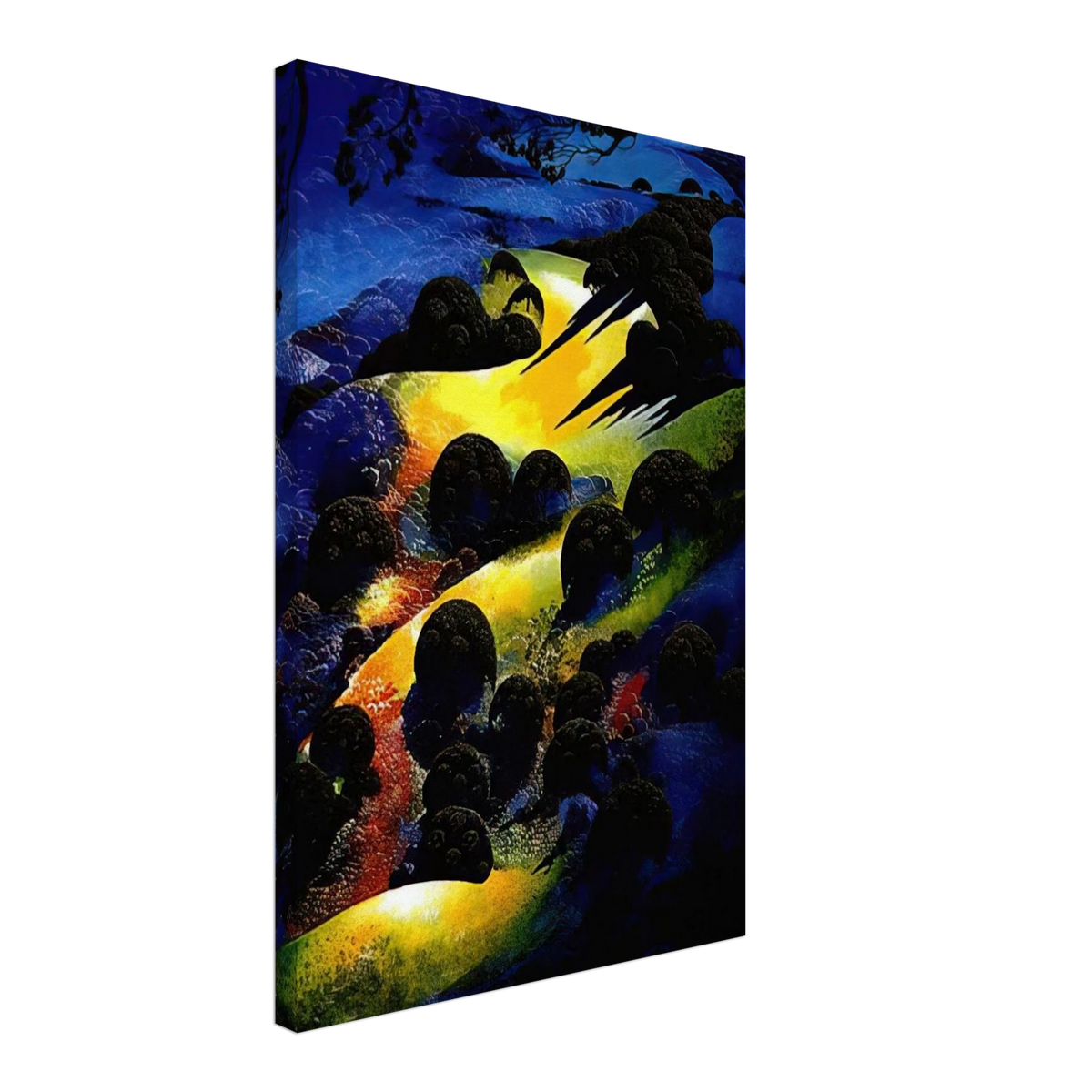 Sunset Flame Canvas | Eyvind Earle Canvas | Eyvind Earle Prints