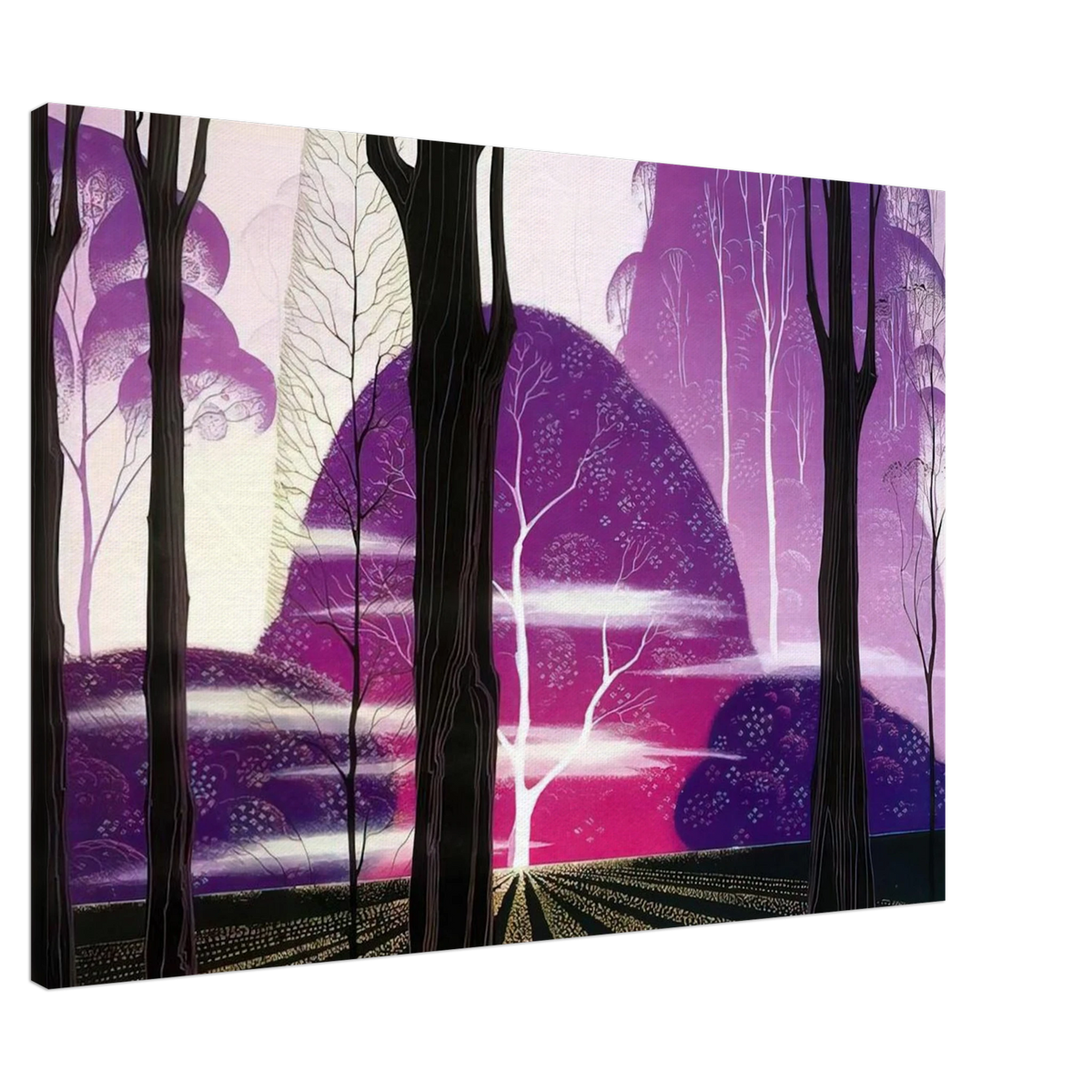 Purple Dawn Canvas | Eyvind Earle Canvas | Eyvind Earle Prints