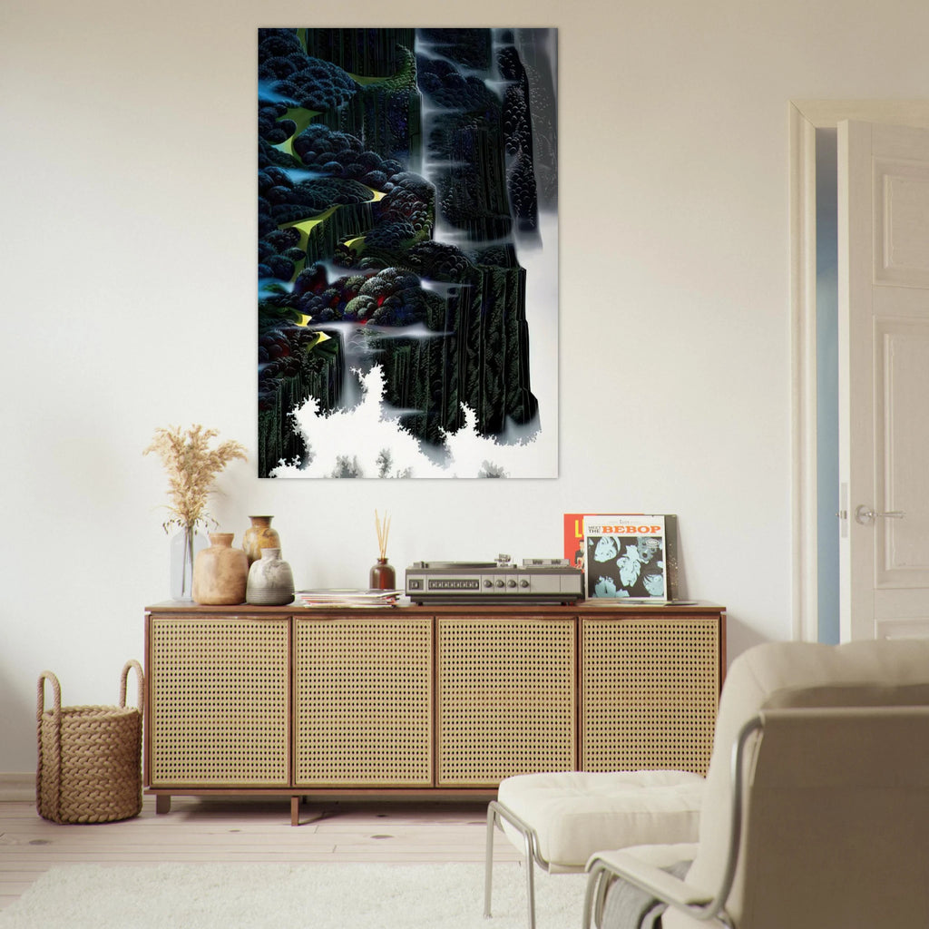Sea Cliffs Rising Poster | Eyvind Earle Poster | Eyvind Earle Prints