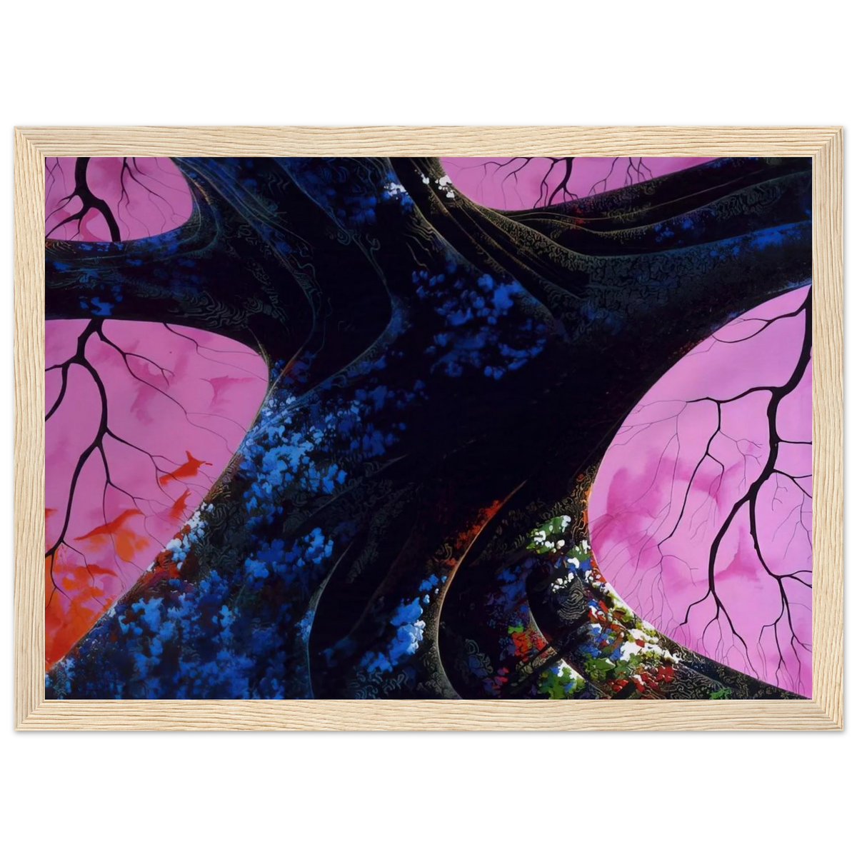 Giant Oak Framed Poster | Eyvind Earle Framed Prints Wall Art | Eyvind Earle Prints