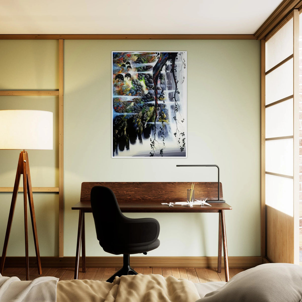Seaside Wilderness Framed Poster | Eyvind Earle Framed Prints Wall Art | Eyvind Earle Prints