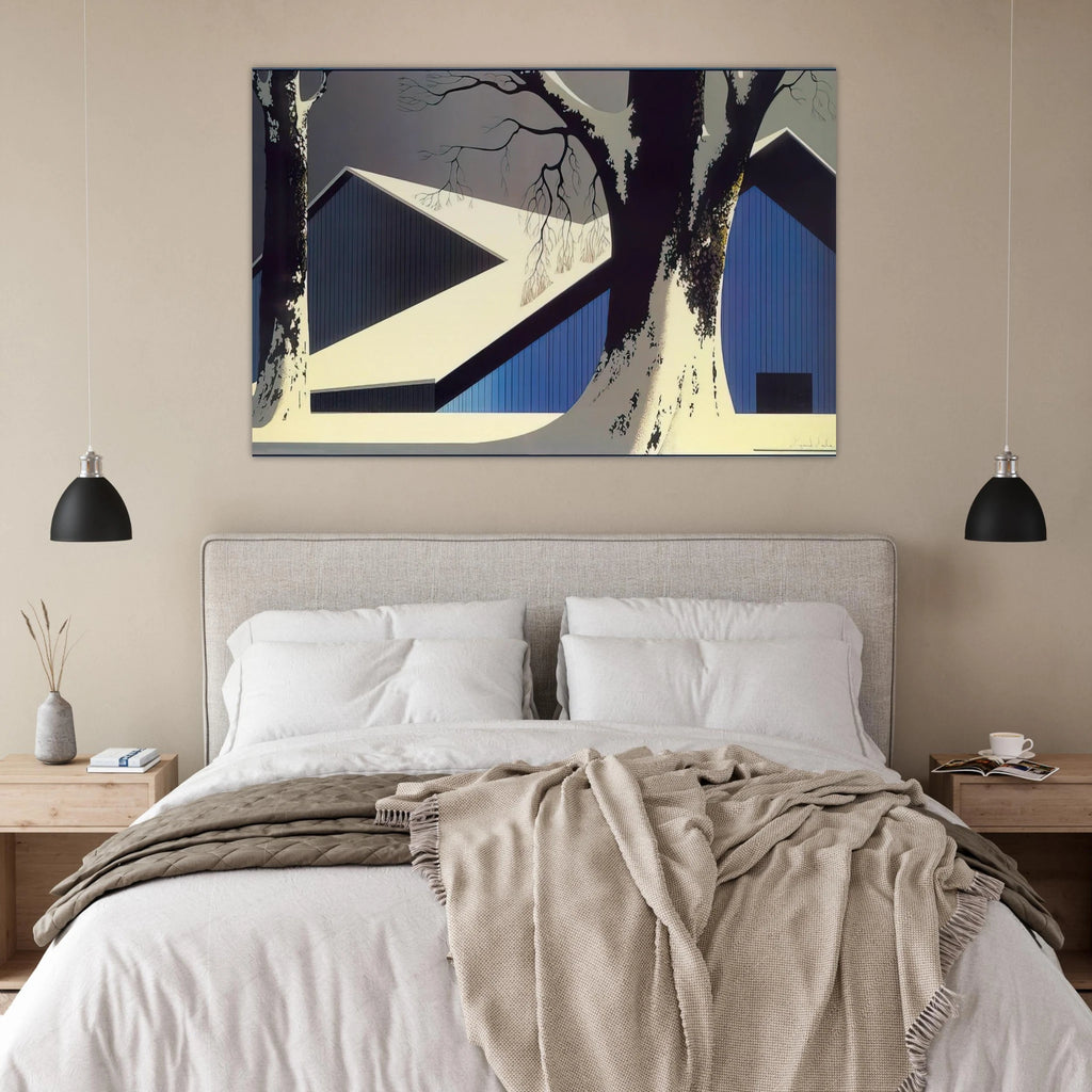Winter Quiet Poster | Eyvind Earle Poster | Eyvind Earle Prints