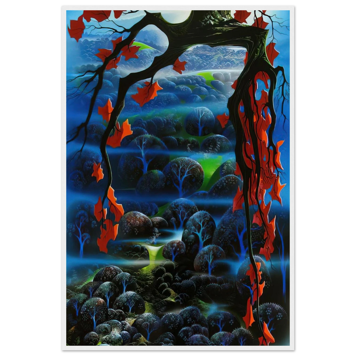 Valley of Dreams Framed Poster | Eyvind Earle Framed Prints Wall Art | Eyvind Earle Prints