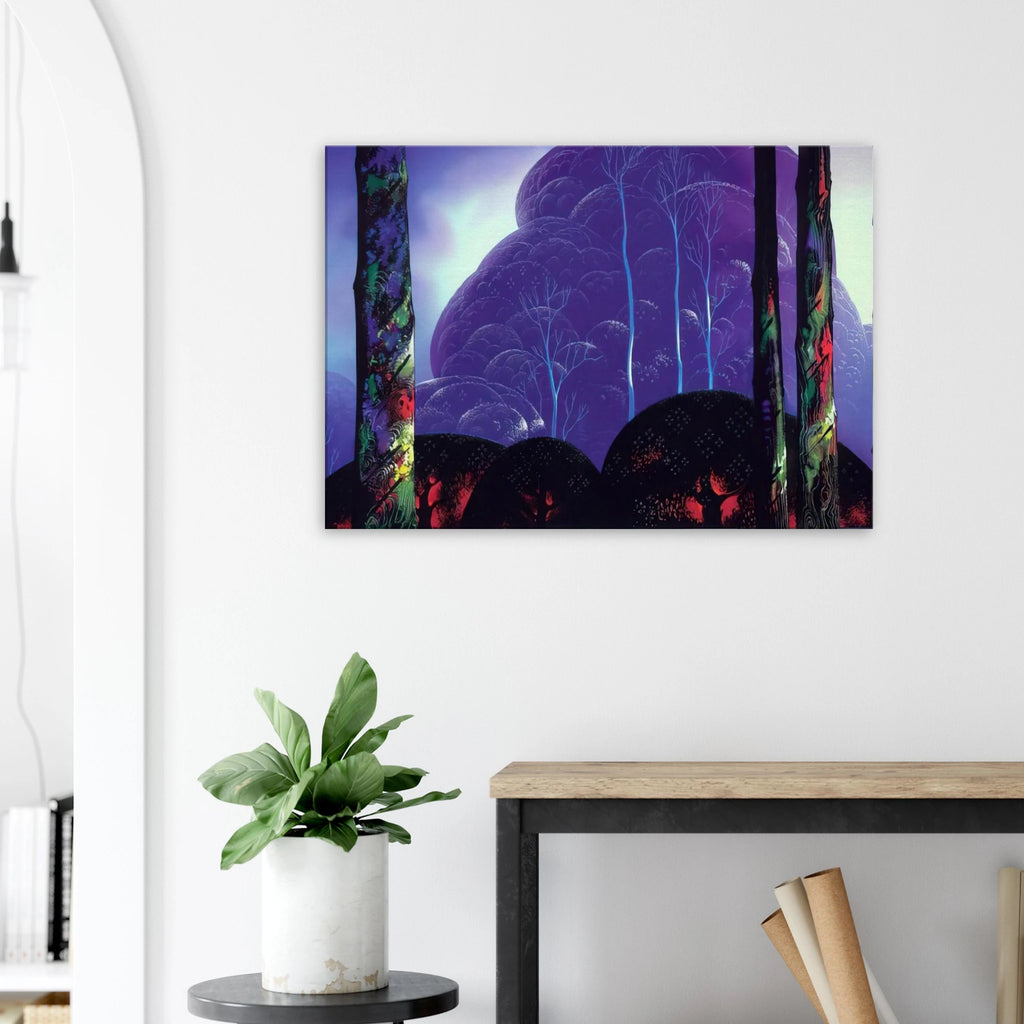 Purple Sunset Canvas | Eyvind Earle Canvas | Eyvind Earle Prints