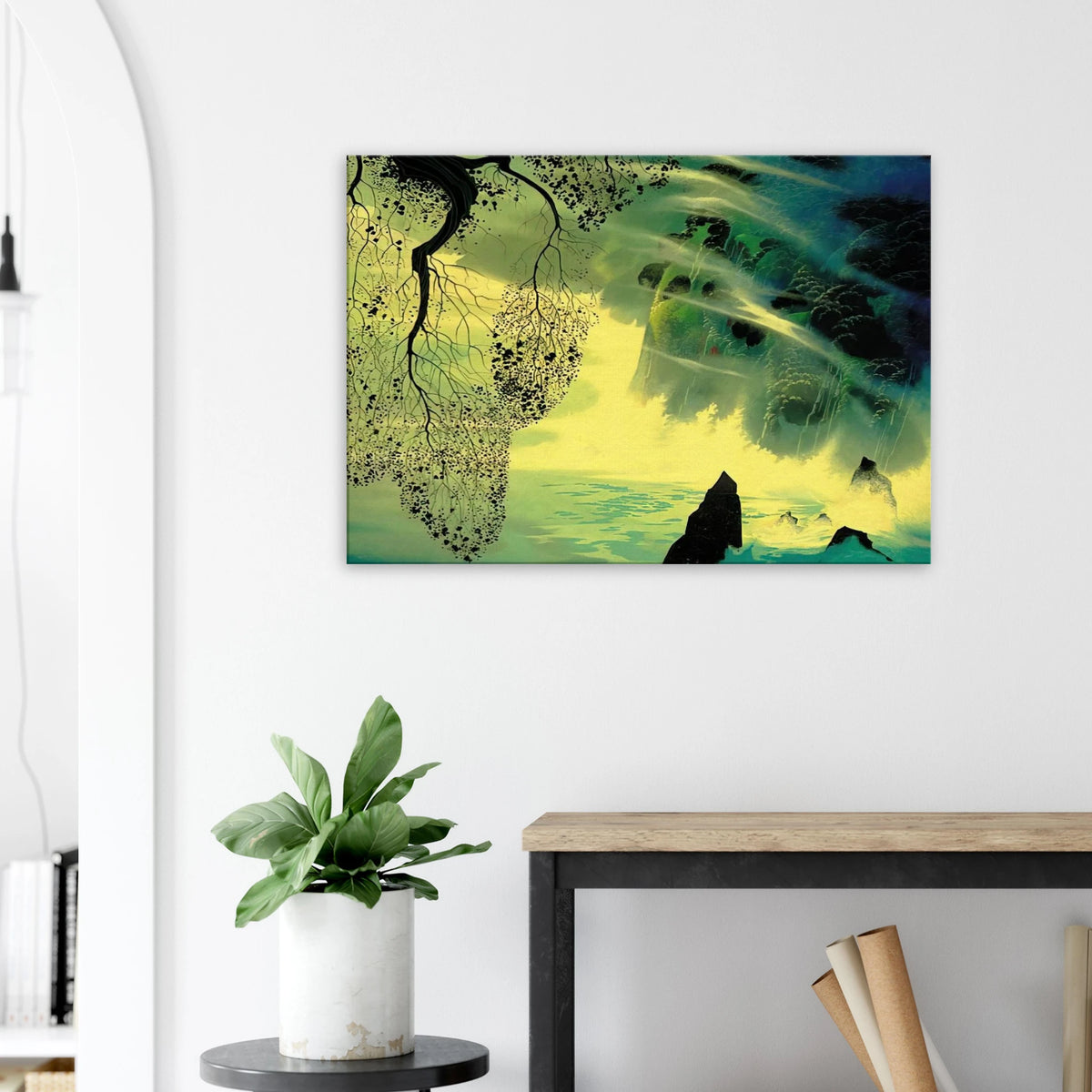 A Swirl of Fog Canvas | Eyvind Earle Canvas | Eyvind Earle Prints