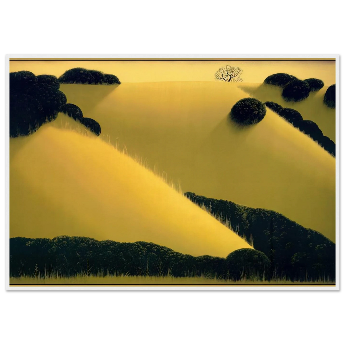 Golden Hills Framed Poster | Eyvind Earle Framed Prints Wall Art | Eyvind Earle Prints