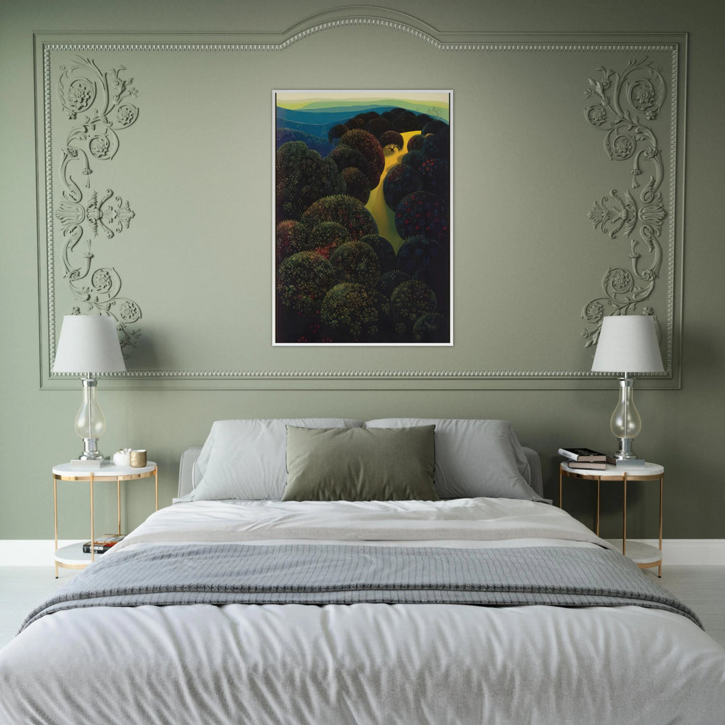 Hidden Pasture Framed Poster | Eyvind Earle Framed Prints Wall Art | Eyvind Earle Prints