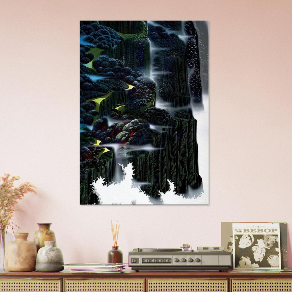 Sea Cliffs Rising Canvas | Eyvind Earle Canvas | Eyvind Earle Prints