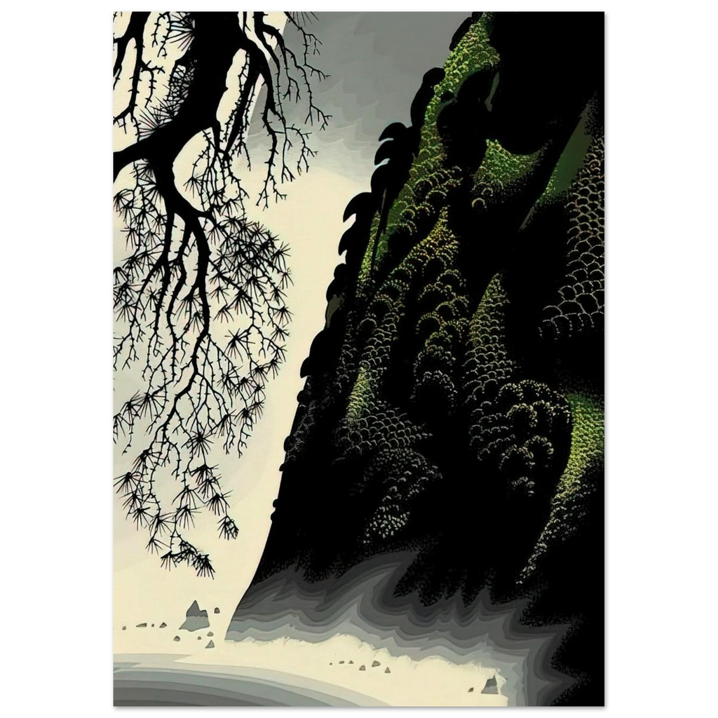 Little Big Sur Poster | Eyvind Earle Poster | Eyvind Earle Prints