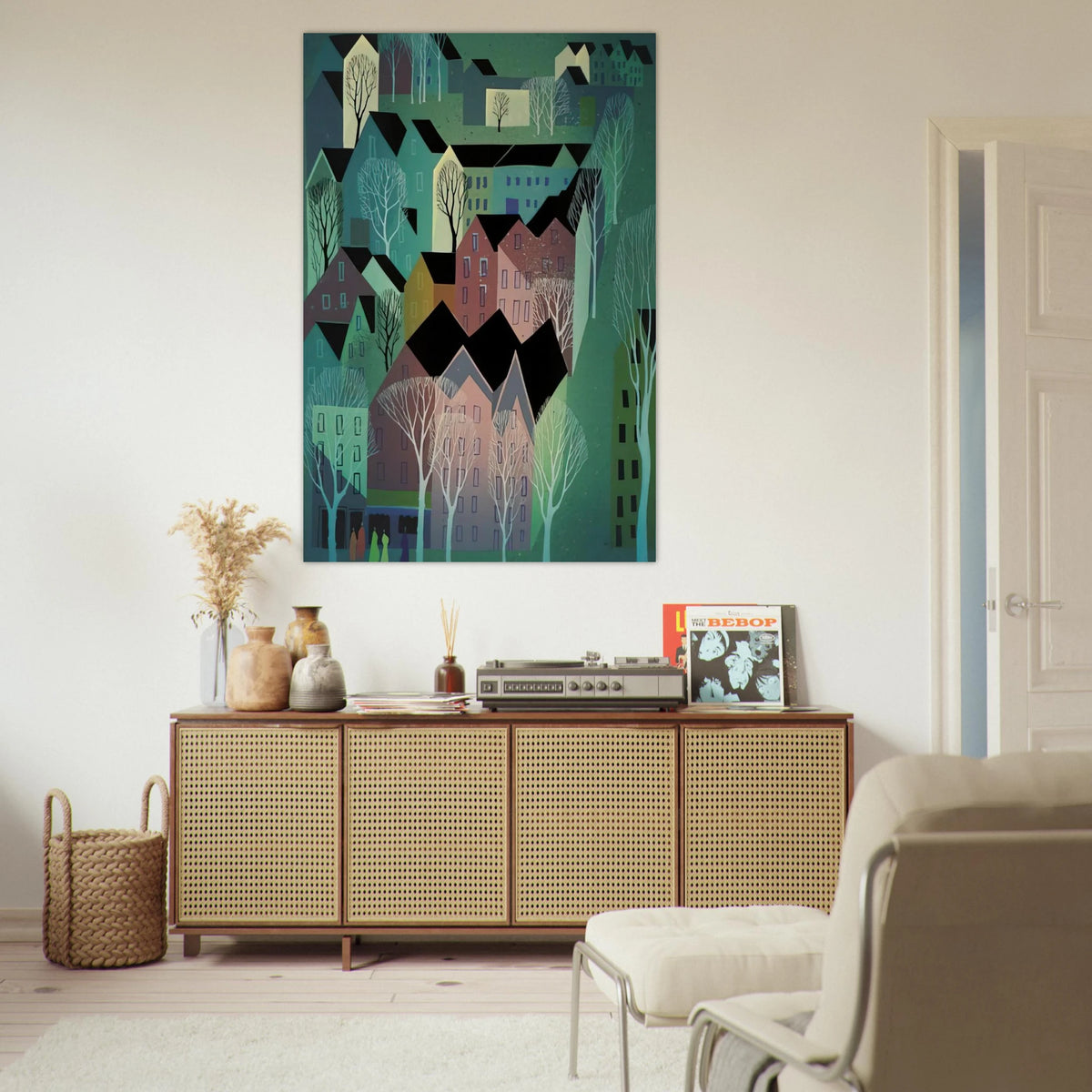 Village Poster | Eyvind Earle Poster | Eyvind Earle Prints