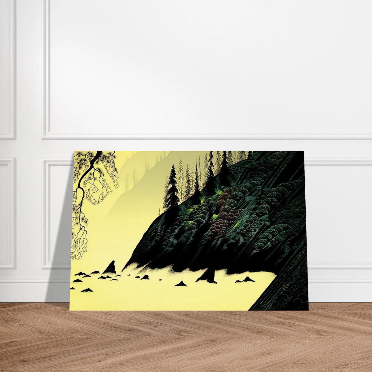 Spruce Redwood and Pine Poster | Eyvind Earle Poster | Eyvind Earle Prints