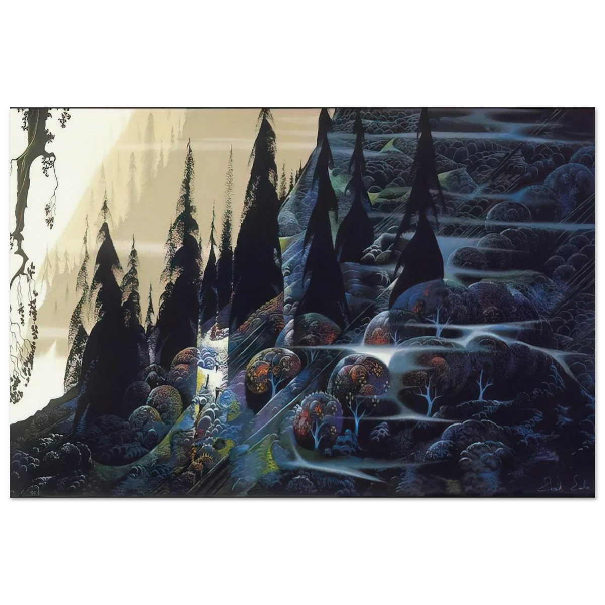 Black Spruce Poster | Eyvind Earle Poster | Eyvind Earle Prints