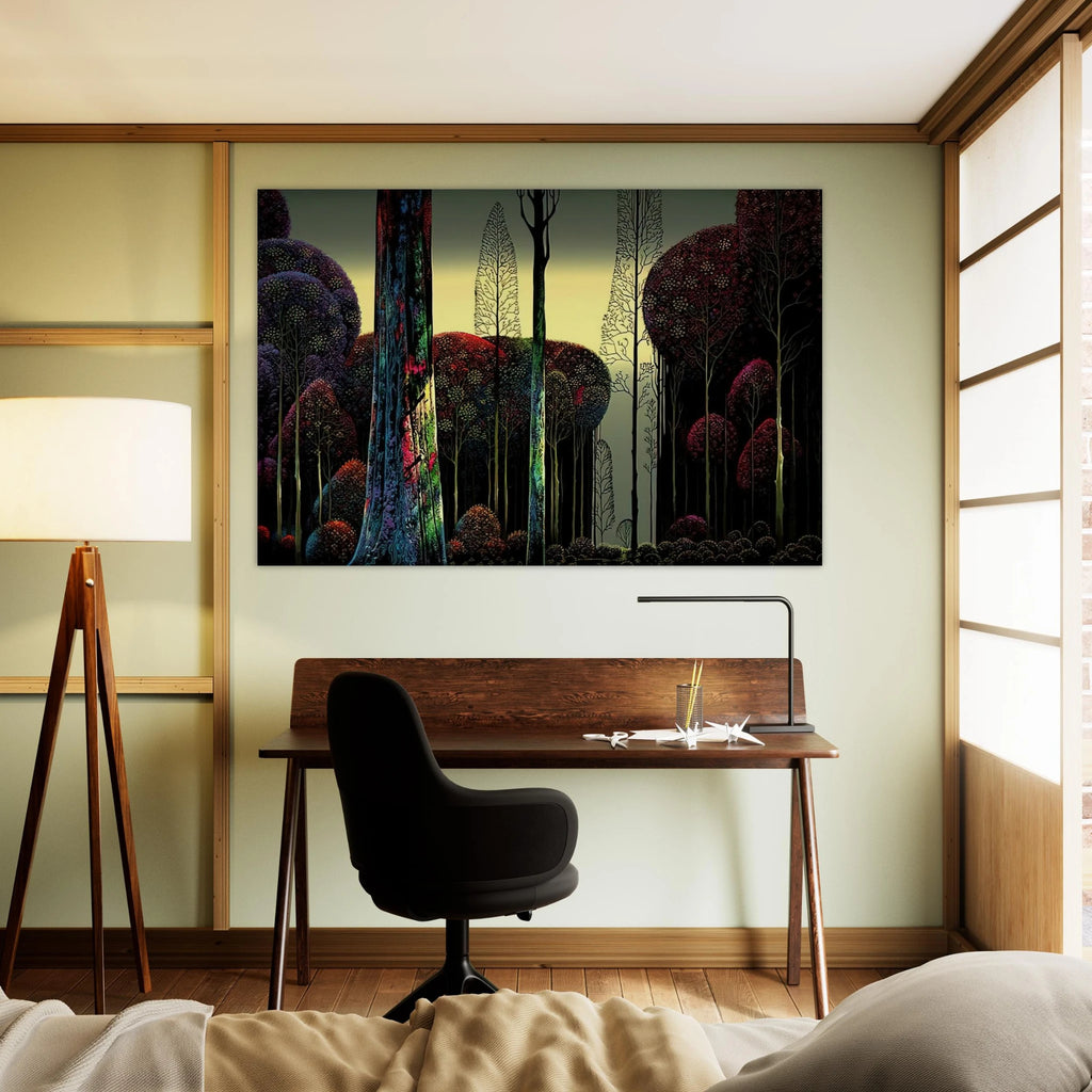 Gothic Forest Poster | Eyvind Earle Poster | Eyvind Earle Prints