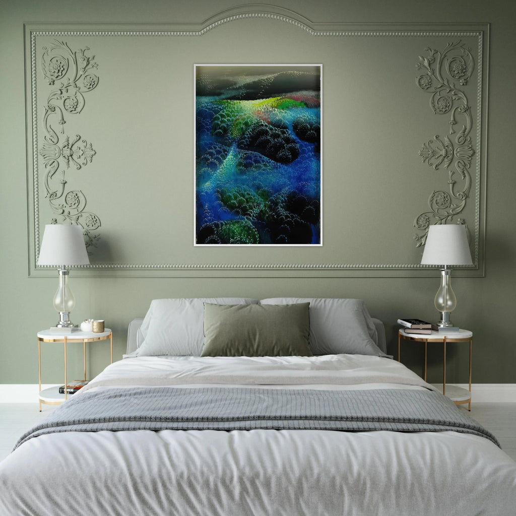 Fields Of Fog Framed Poster | Eyvind Earle Framed Prints Wall Art | Eyvind Earle Prints