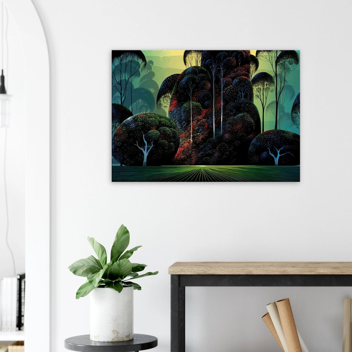 Mendacino Canvas | Eyvind Earle Canvas | Eyvind Earle Prints