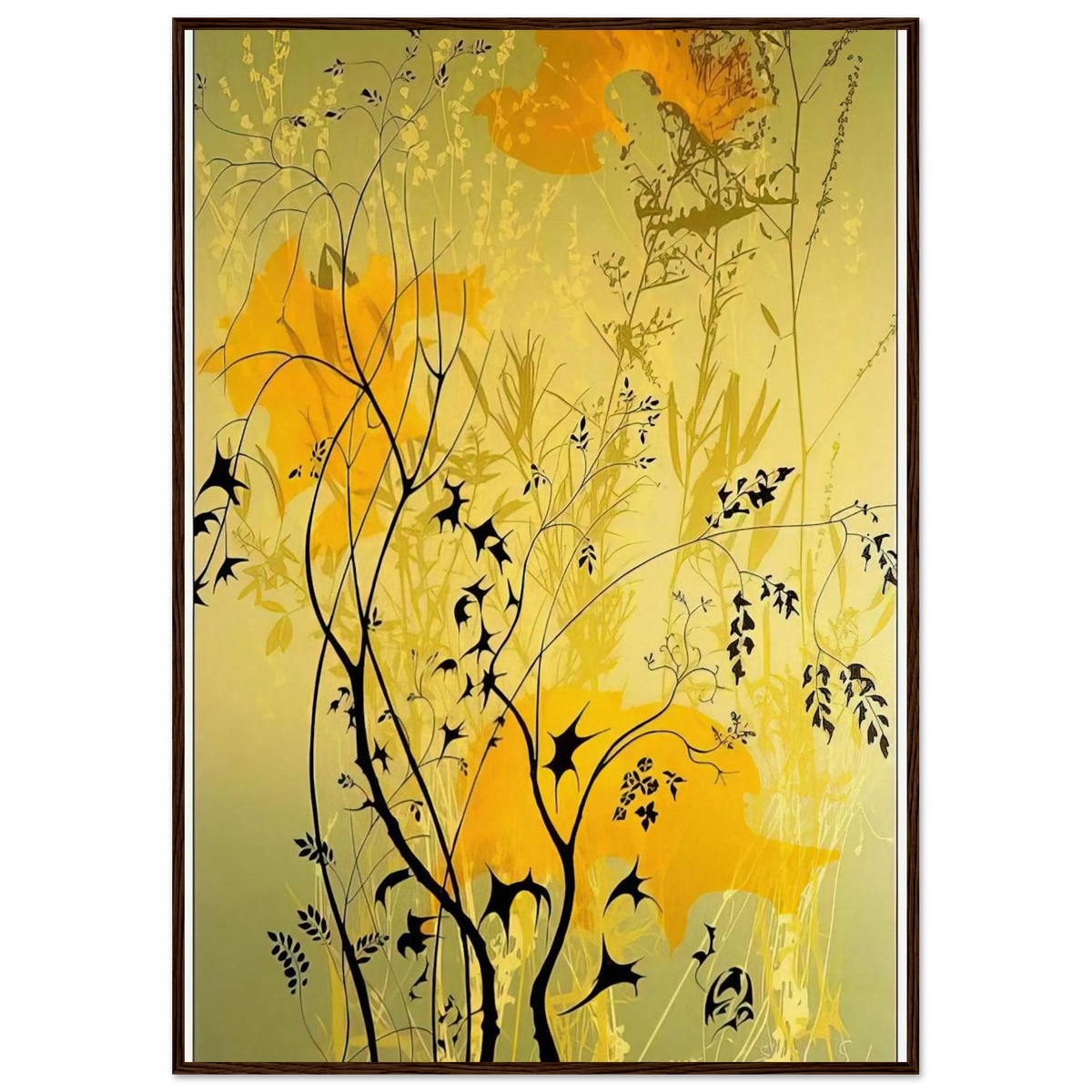 Wild Flowers Framed Poster | Eyvind Earle Framed Prints Wall Art | Eyvind Earle Prints