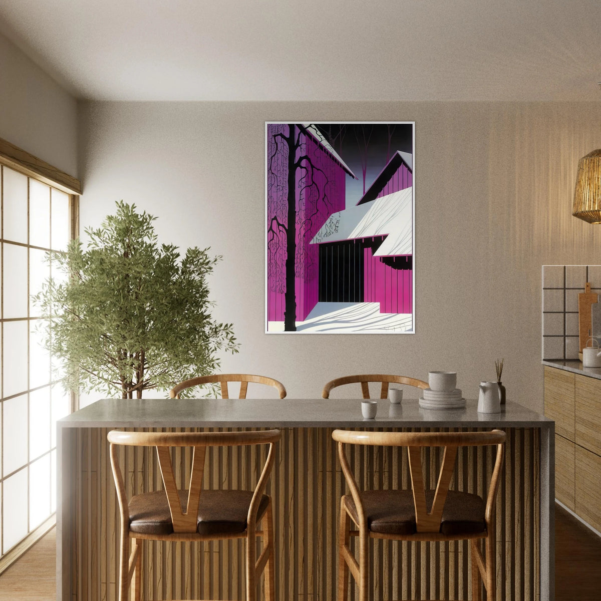 Amethyst Framed Poster | Eyvind Earle Framed Prints Wall Art | Eyvind Earle Prints