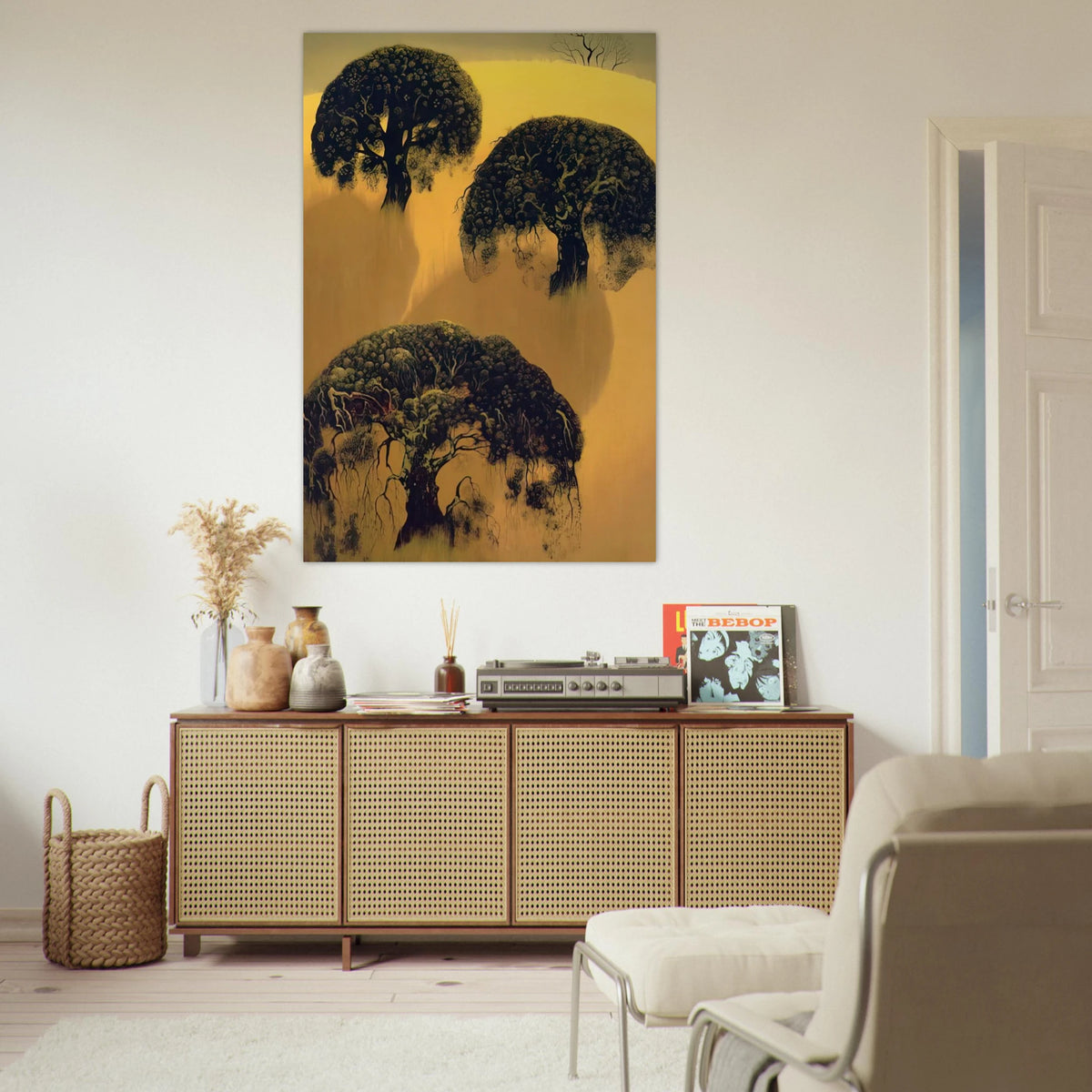 Three Oaks Poster | Eyvind Earle Poster | Eyvind Earle Prints