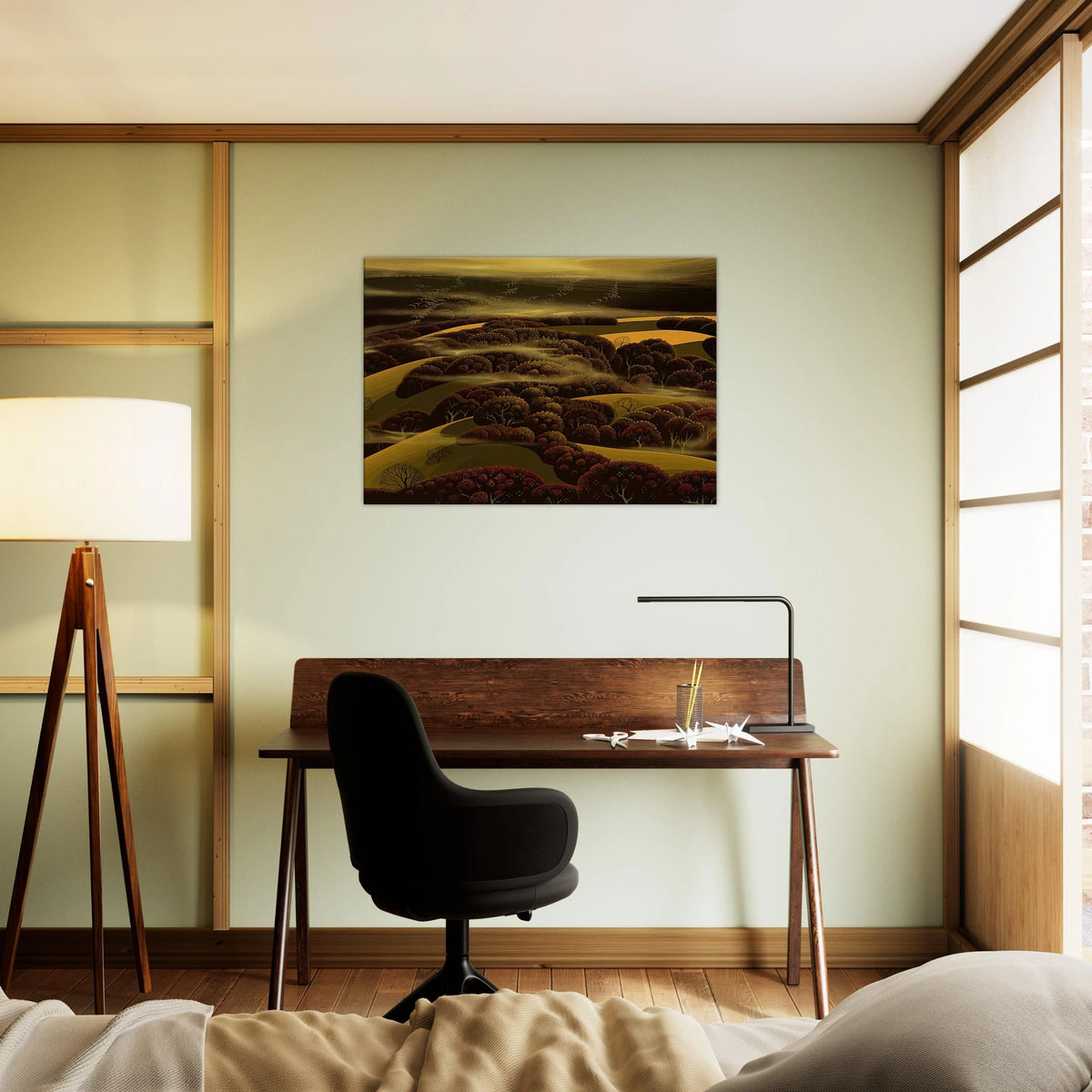 When the Fog Rolls In Canvas | Eyvind Earle Canvas | Eyvind Earle Prints