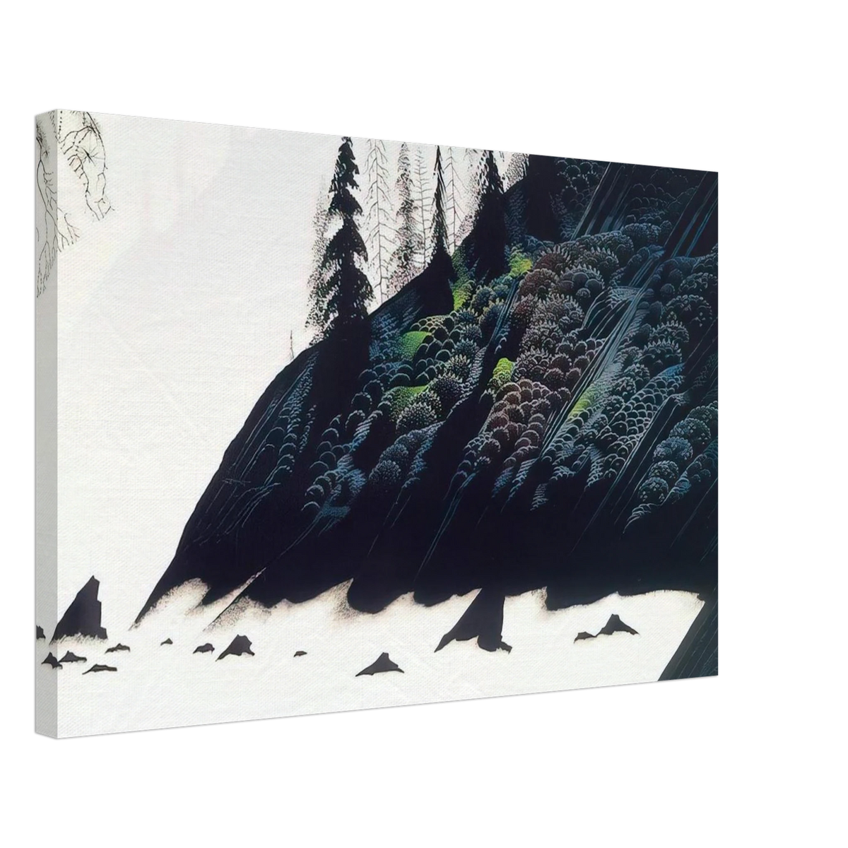 Spruce Redwoods and Pine Canvas | Eyvind Earle Canvas | Eyvind Earle Prints