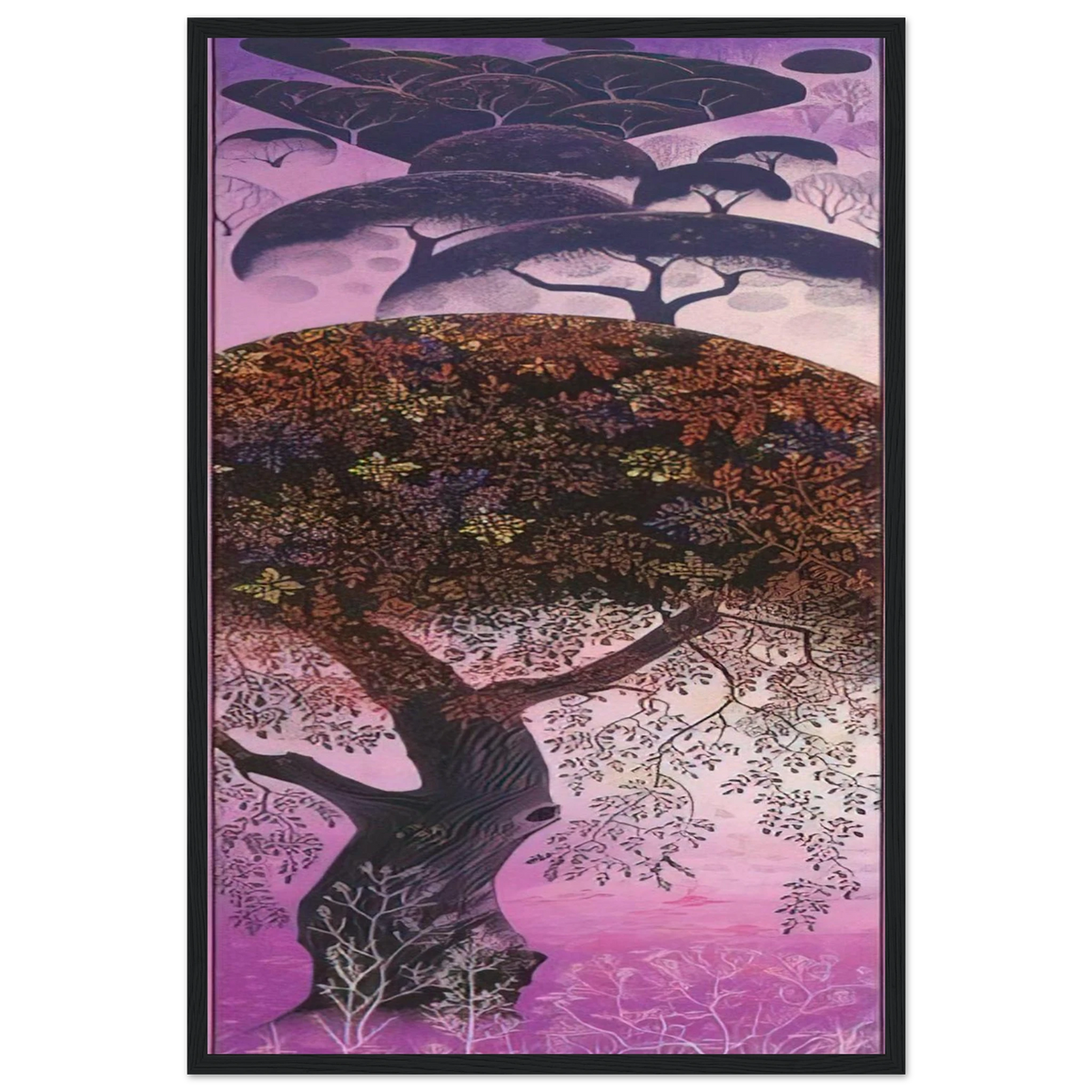 California Tapestry Framed Poster | Eyvind Earle Framed Prints Wall Art | Eyvind Earle Prints