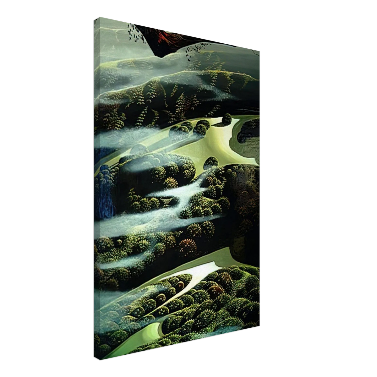 Carmel Valley Memory Canvas | Eyvind Earle Canvas | Eyvind Earle Prints