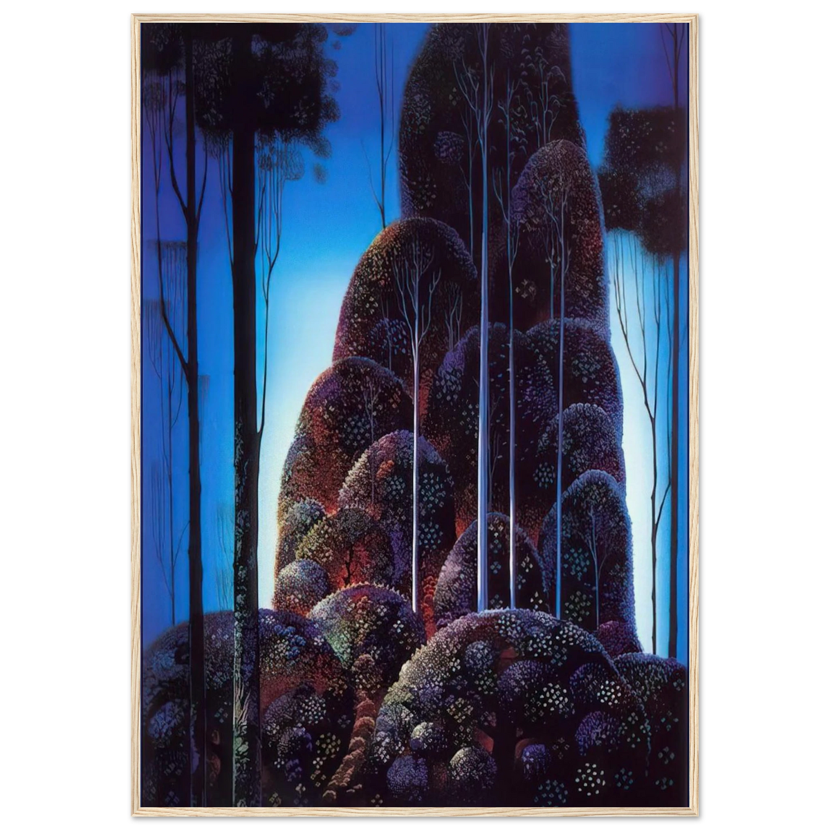 Tall Trees Framed Poster | Eyvind Earle Framed Prints Wall Art | Eyvind Earle Prints