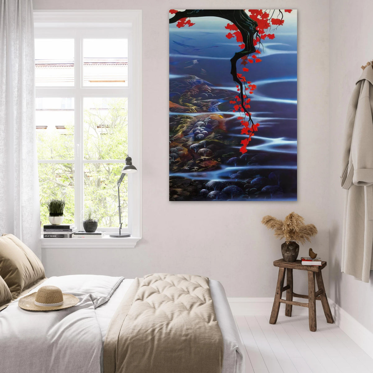 Red Leaves Poster | Eyvind Earle Poster | Eyvind Earle Prints