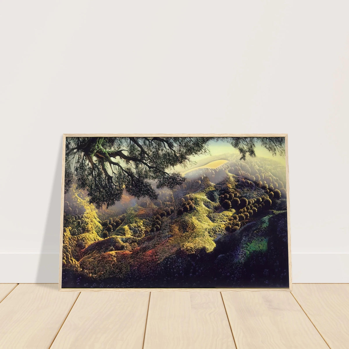 Paradise Framed Poster | Eyvind Earle Framed Prints Wall Art | Eyvind Earle Prints