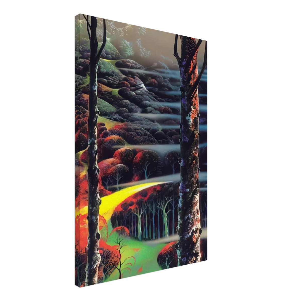 A Touch of Autumn Canvas | Eyvind Earle Canvas | Eyvind Earle Prints