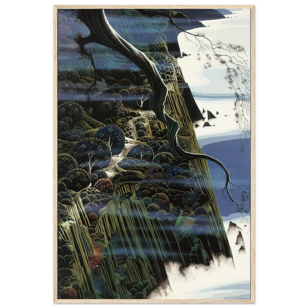 From Out of the Sea Framed Poster | Eyvind Earle Framed Prints Wall Art | Eyvind Earle Prints
