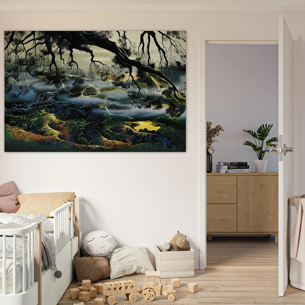 Fog Passes By Poster | Eyvind Earle Poster | Eyvind Earle Prints