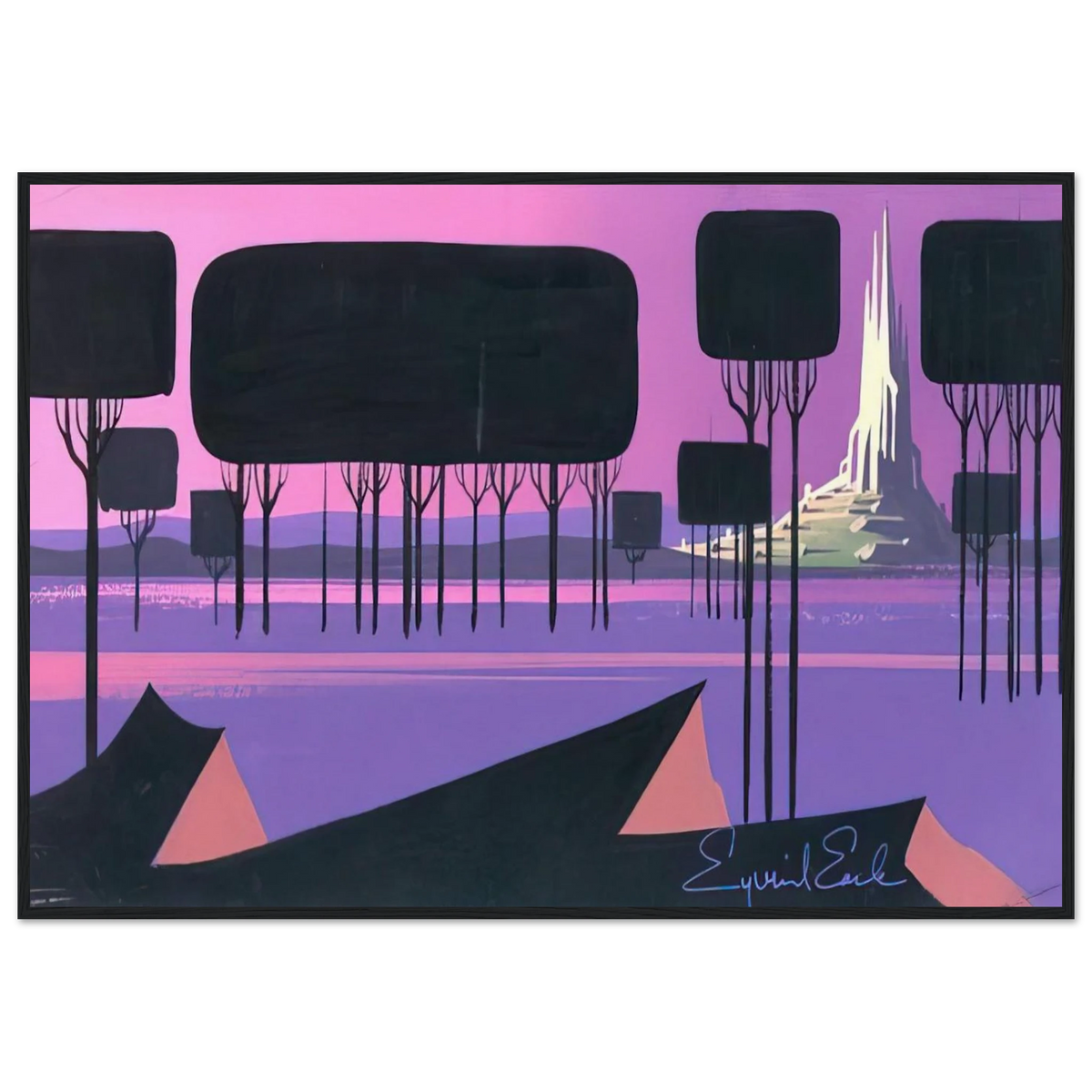 Sleeping Beauty Framed Poster | Eyvind Earle Framed Prints Wall Art | Eyvind Earle Prints