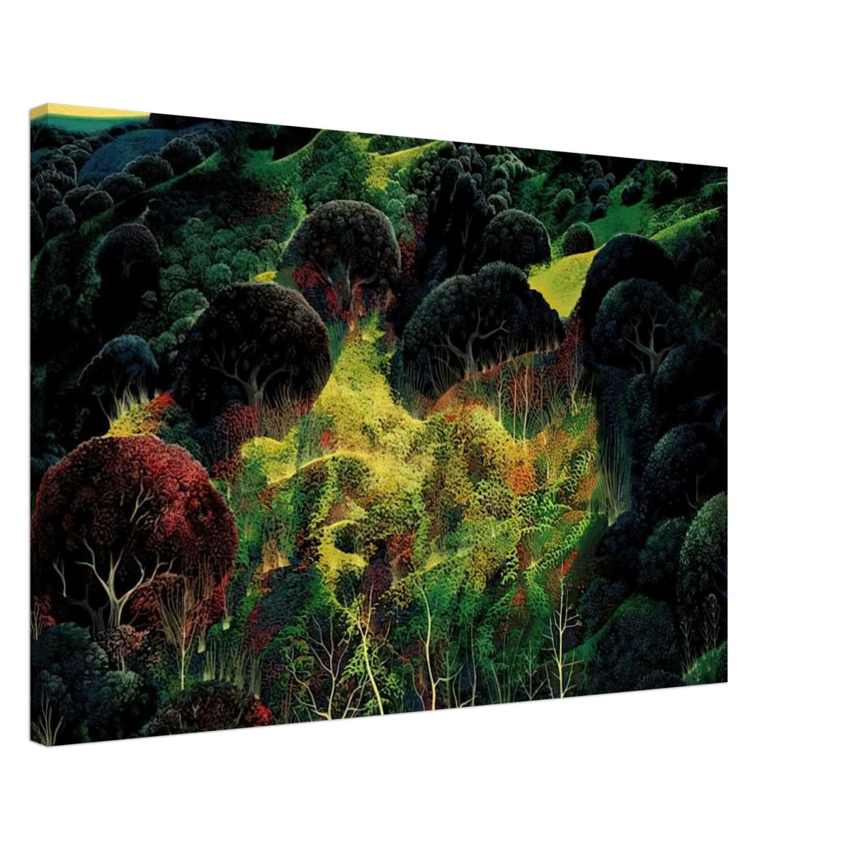 Autumn Fields Canvas | Eyvind Earle Canvas | Eyvind Earle Prints