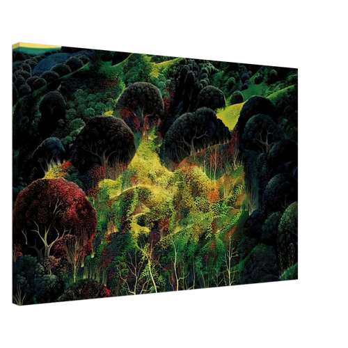 Autumn Fields Canvas | Eyvind Earle Canvas | Eyvind Earle Prints