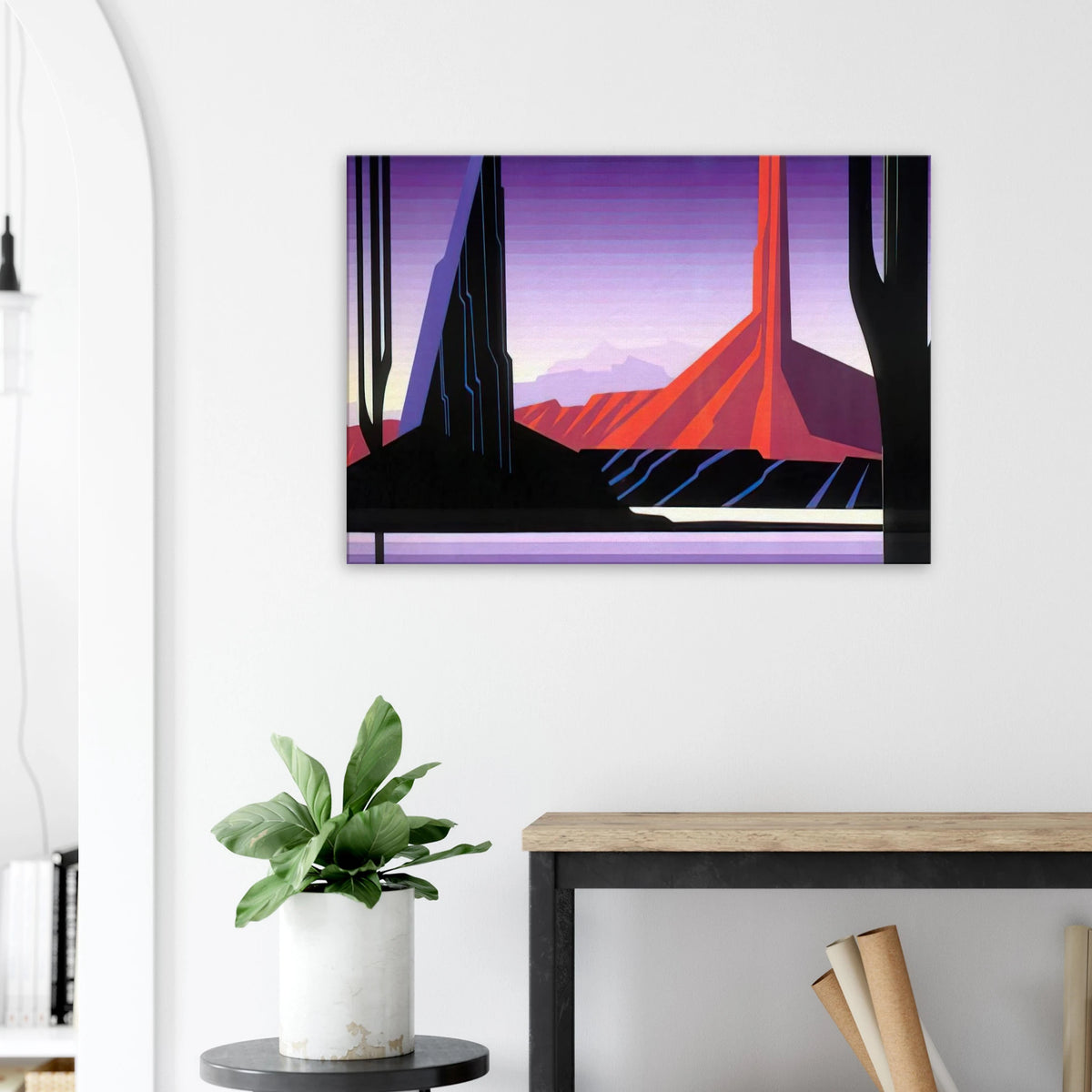 Beneath A Silent Sky Canvas | Eyvind Earle Canvas | Eyvind Earle Prints