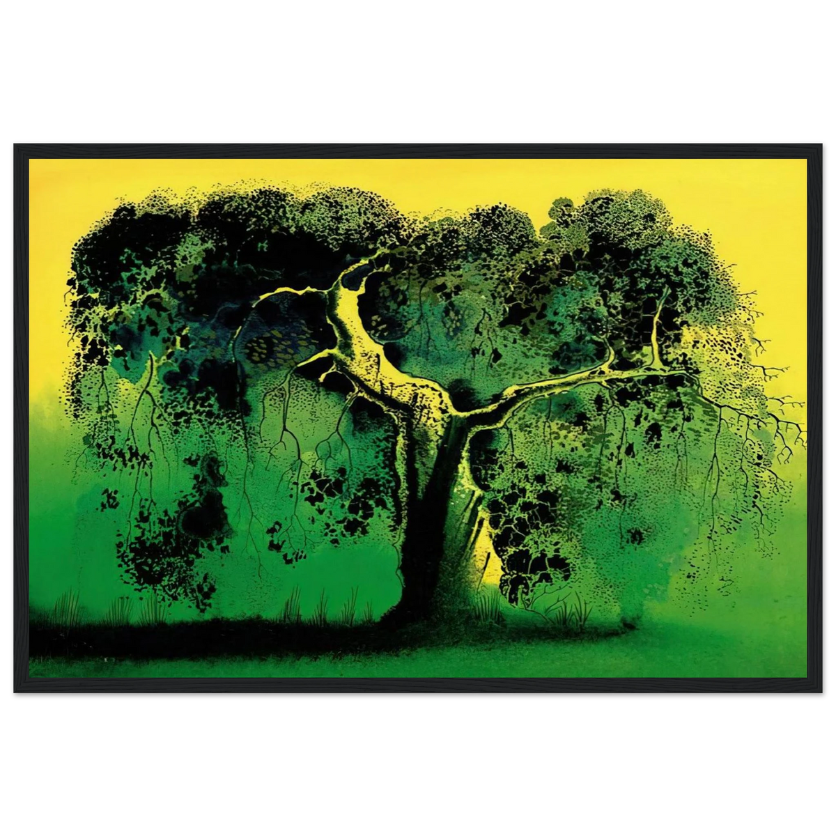 Sycamore Framed Poster | Eyvind Earle Framed Prints Wall Art | Eyvind Earle Prints