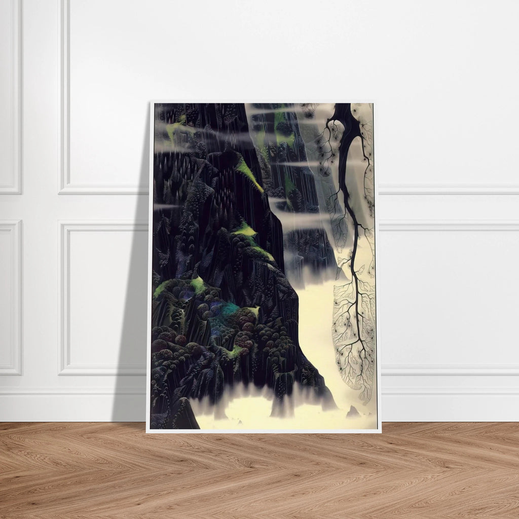 Gray Dawn Framed Poster | Eyvind Earle Framed Prints Wall Art | Eyvind Earle Prints