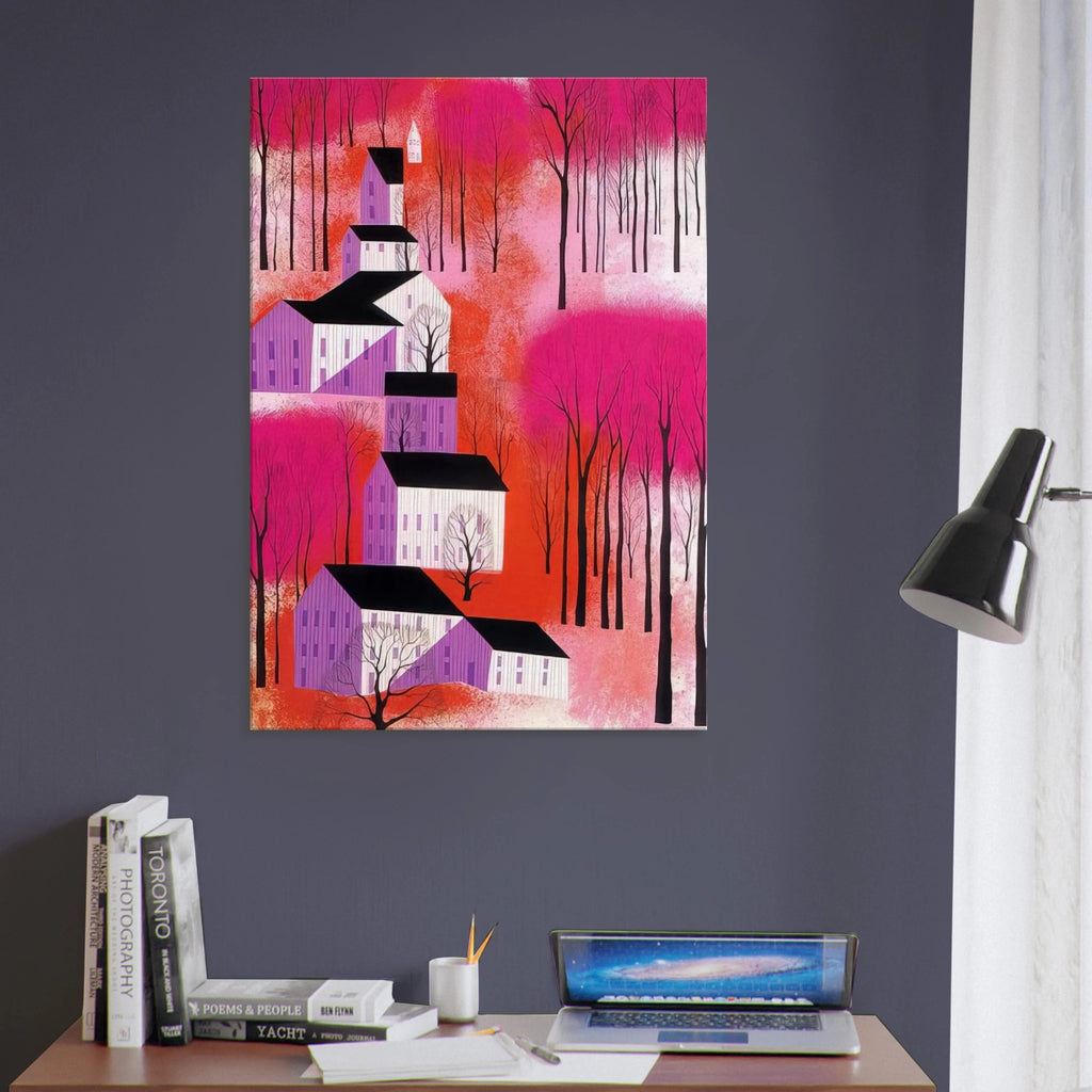 Autumn Sunset Canvas | Eyvind Earle Canvas | Eyvind Earle Prints