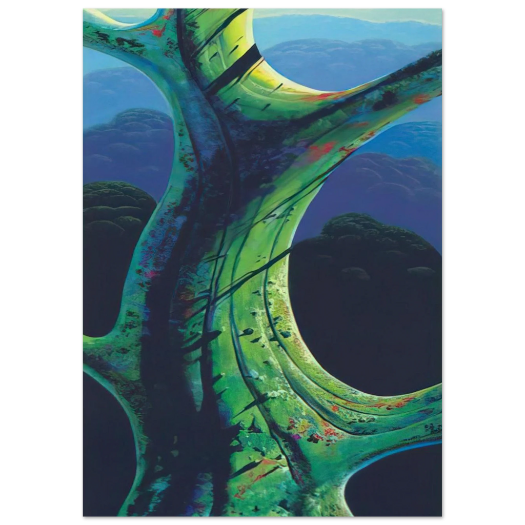 Sky Reach Poster | Eyvind Earle Poster | Eyvind Earle Prints