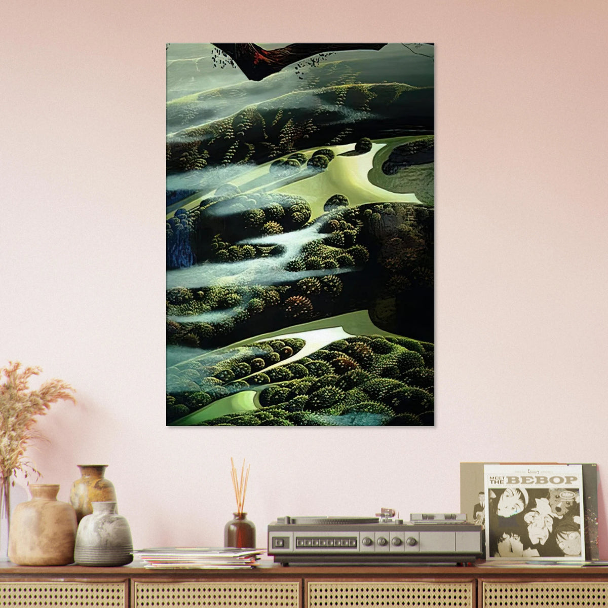 Carmel Valley Memory Canvas | Eyvind Earle Canvas | Eyvind Earle Prints