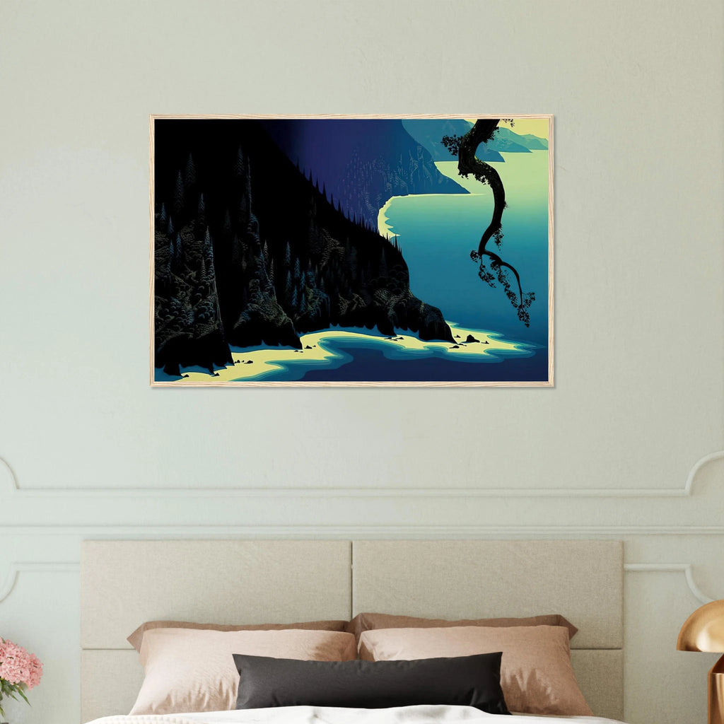 Big Sur Framed Poster | Eyvind Earle Framed Prints Wall Art | Eyvind Earle Prints