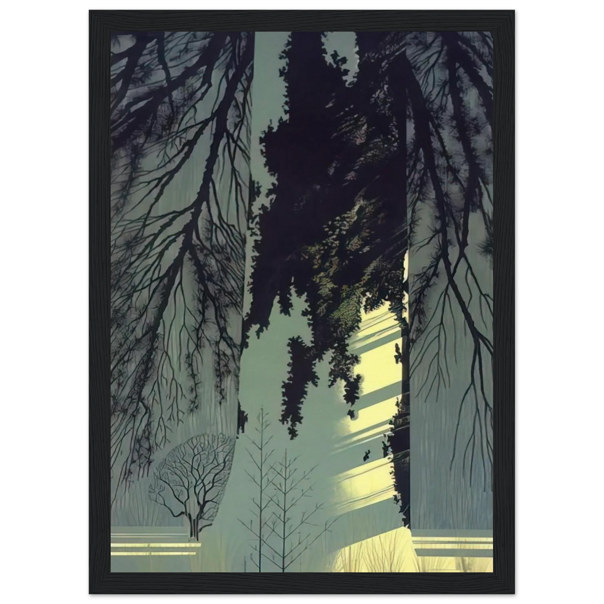 Snow White Framed Poster | Eyvind Earle Framed Prints Wall Art | Eyvind Earle Prints