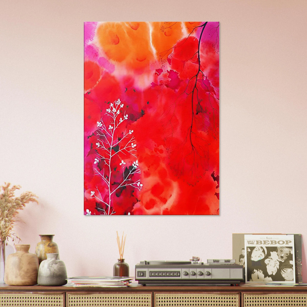 Flower Fantasy Canvas | Eyvind Earle Canvas | Eyvind Earle Prints